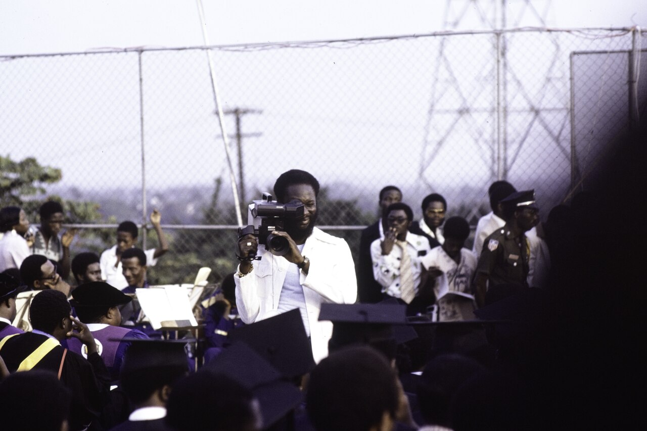 Students celebrating graduation
