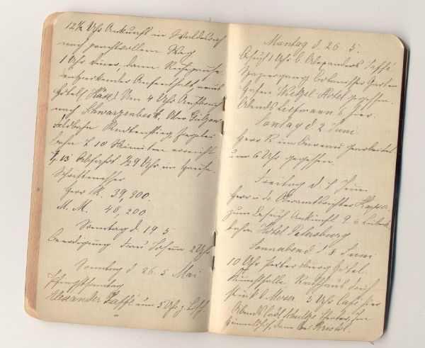 Handwritten study notes